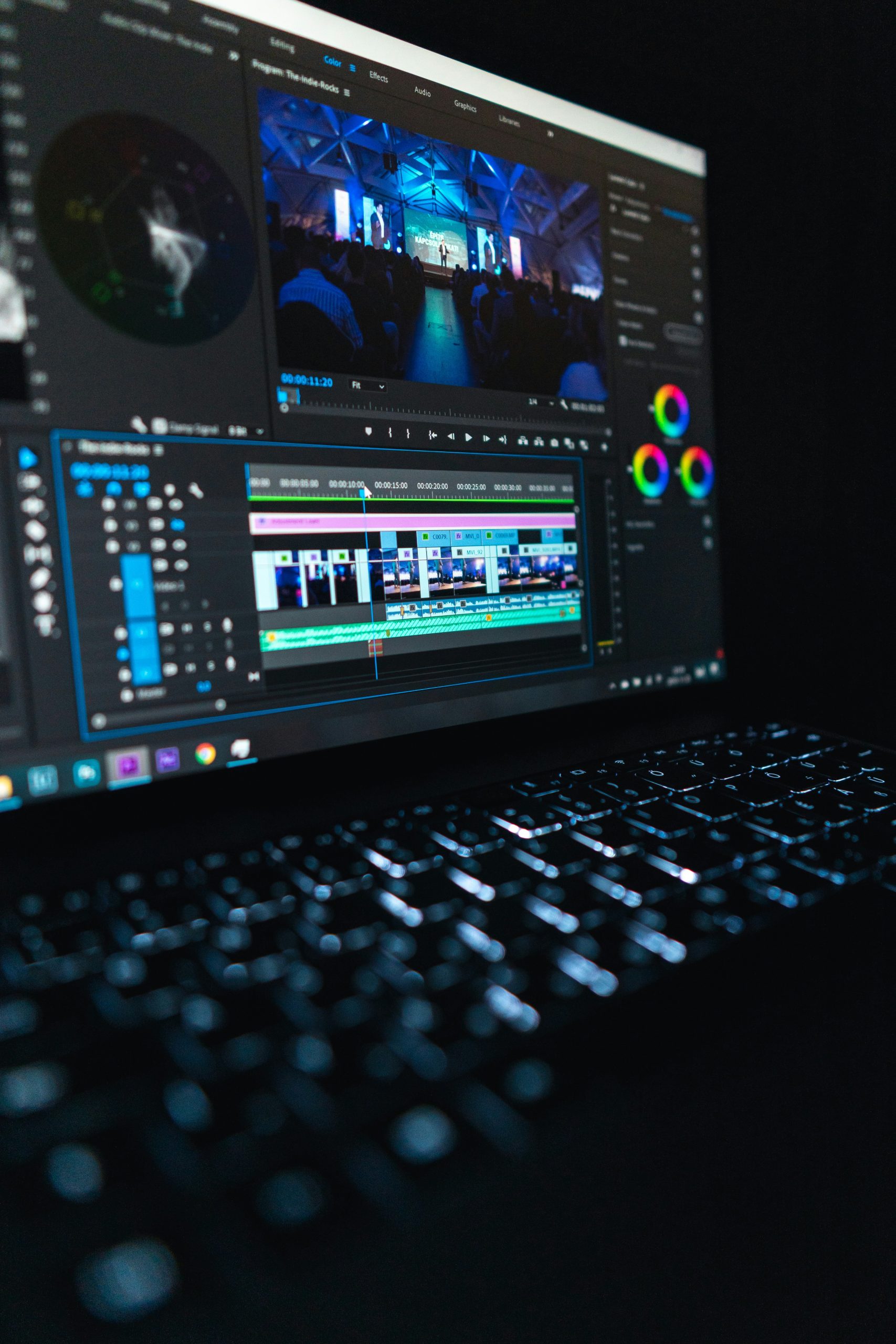 Interface de la plateforme vidéo Crowdbunker consultée sur ordinateur
